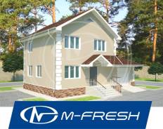 M-fresh Elegance (Проект простого и лаконичного дома! ). 100-200 кв. м., 2 этажа, 4 комнаты, бетон