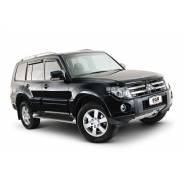 Дефлектор капота. Mitsubishi Pajero, V83W, V85W, V87W, V88W, V93W, V97W, V98W Двигатели: 4M40, 4M41, 6G72, 6G74, 6G75