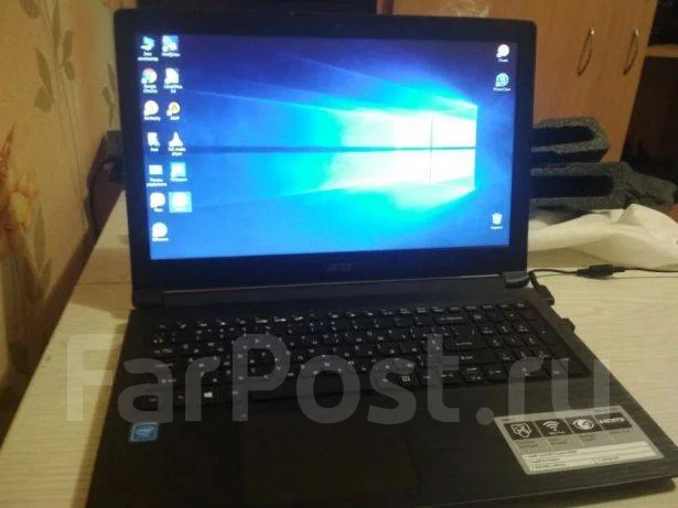 Acer Aspire 3. 15.6", 1,6����, ��� 4 ��, ���� 500���, WiFi: 1, Bluetooth: 1, ����������� �� 8��. ����