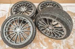 Спортивная ковка 18" RAYS Versus Turismo 5x114 на летних шинах 225/40. 7.5x18" 5x114.30 ET42 ЦО 73,1 мм.
