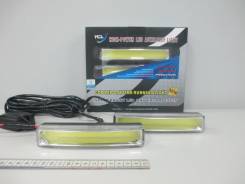 Фары светодиодные KS-726 YCL ходовые огни, COB, 8W 6000К, отражатель, контроллер, провода, металл, 1 KS KS726COB