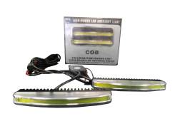 Фары светодиодные KS-901 YCL ходовые огни, COB, 3,5W, отражатель, контроллер, провода, металл, мембр KS KS901COB