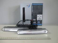Фары светодиодные KS-781 YCL ходовые огни, OSRAM диод, 4W 6000К, отражатель, контроллер, провода, ме KS KS781COB