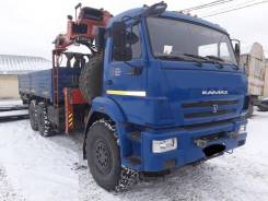 Kanglim. КМУ 1256 на шасси Камаз 43118 (658610) б/у (2017 г. 29800км. ), 6x6