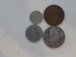 Швеция подборка из 4 монет. Без повторов! Торги с 1 рубля!