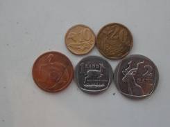 ЮАР подборка из 5 монет. Без повторов! Торги с 1 рубля!
