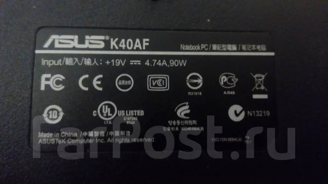 Asus K40AF ����