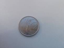 Канада. 25 центов 2007г. Олимпиада в Ванкувере. Биатлон.