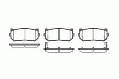 Комплект тормозных колодок диско Remsa 0649.02 Fiat / Lancia / Alfa: 2628ZK2FC 2628ZK9A0. Hyundai / Kia (Mobis): 0K9A0-26-28Z OK9A02628Z K2FC2628Z