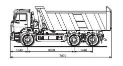 КамАЗ 6520. Самосвал Камаз 6520-53, 11 760 куб. см., 20 000 кг., 6x4