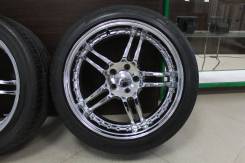 Литые диски RUFF Rasing с Резиной Michelin. 8.5x19" 5x114.30 ET35 ЦО 70,0 мм.
