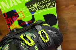 Крепления для сноуборда WS black/green ML