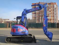 Komatsu PC50UU-2. Японский экскаватор с телескопической стрелой и гидровыходами, 0,25 куб. м.
