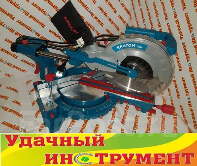Пила торцовочно-усовочная Кратон "Зверь машина" MS-1900/305, 1,9 кВт ...