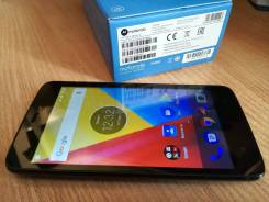 Moto C 4G. Б/у, 16 Гб, Черный, 4G LTE, Dual-SIM