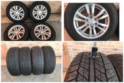 265/60R18 Dunlop AT20 лето - 95% - 2015 г. с литьем MMC Pajero. 7.5x18" 6x139.70 ET46 ЦО 67,1 мм.
