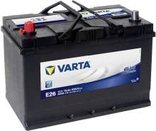 Varta. 75 А.ч., Прямая (правое), производство Европа