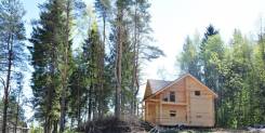 Участок ИЖС + дом из сруба. 700 кв. м., собственность, электричество, вода, от частного лица (собственник)