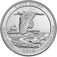 США 45-й парк 2018 Национальное убежище дикой природы острова Блок