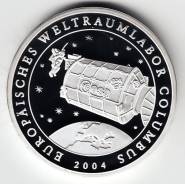 Германия медаль 2004 "Космическая станция Колумбус" Серебро
