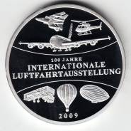 Германия медаль 2009 "100 лет авиации" Серебро