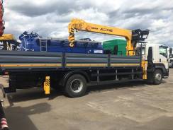 Soosan SCS746L. КМУ Isuzu FVR34UL-SDUS (Евро-5) + КМУ Top, борт сталь, 7 800 куб. см., 6x4