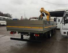 Soosan SCS335. КМУ Isuzu NPR75LM-503 (Евро-5) + КМУ Std, борт алюминий, 5 193 куб. см., 4x2