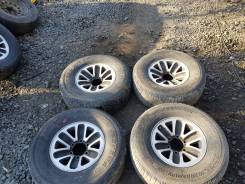 Yokohama Geolander H/T 265/70R15 на дисках Pajero 2. 7.0x15" 6x139.70 ET10 ЦО 110,0 мм.