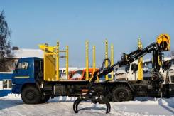 Майкопский машиностроительный завод Майман-110S. КМУ Сортиментовоз Камаз 43118-3027-46 (без спалки) + КМУ Майман-110S, 11 760 куб. см., 12 700 кг., 6x...