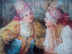 Шкатулка с палехской росписью + Подарочная упаковка