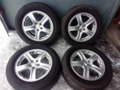 Летние шины Данлоп 215/60 R16 на литье Субару 5/100. 6.5x16" 5x100.00 ET48