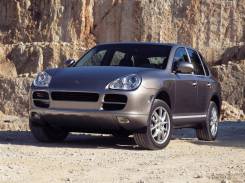 Стекло лобовое PORSCHE CAYENNE 2002-2010 (7L#) молдинг, (Зеленый оттенок с серой полосой), Бренд: BENSON