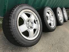 Широкие диски R16 8J +35 5*114.3+Жирная зима Bridgestone 225/50/16. 8.0x16" 5x114.30 ET35 ЦО 73,0 мм.