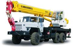 Ивановец КС-45717-1Р. Автокран Овоид на шасси УРАЛ 4320 (6х6), 25 000 кг., 31,20 м.