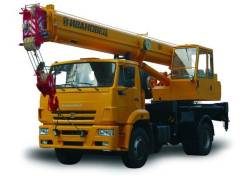 Ивановец КС-35714К-3. Автокран Овоид на шасси Камаз 53605 (4х2), 16 000 кг., 18,40 м.