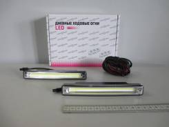 Фары светодиодные KS-С1684 ходовые огни, COB, отражатель, контроллер, провода, 160*35*21мм, 12/24V, KS KSC1684СОВ