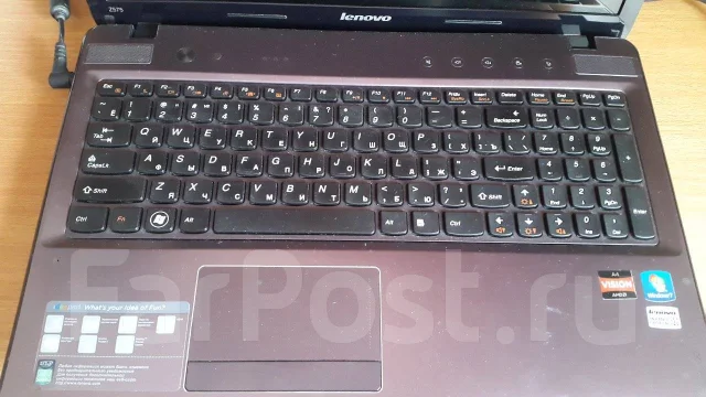 Lenovo IdeaPad Z575. 15.6", 1,9����, ��� 3072 ��, ���� 250���, WiFi: 1, ����������� �� 2��. ����