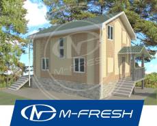 M-fresh Happy weekend (Проект дома из СИП-панелей, SIP-панелей). 100-200 кв. м., 2 этажа, 5 комнат, панели