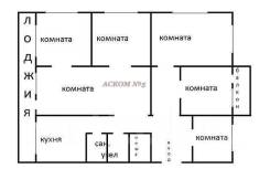 Продам или обменяю с доплатой помещение 93 кв. Улица Вилкова 5, р-н Трудовая, 93 кв. м. План помещения