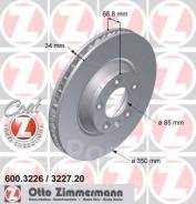 Диск тормозной. Volkswagen Touareg, 7L6, 7LA Audi Q7, 4LB Porsche Cayenne Двигатели: AXQ, AYH, AZZ, BAA, BAC, BAN, BAR, BHK, BHL, BJN, BKJ, BKL, BKS...