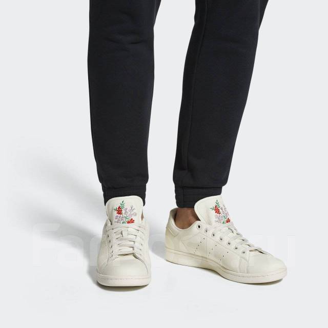 Фирменные Кожаные Кроссовки Adidas Originals Stan Smith CQ2196 - Обувь во  Владивостоке