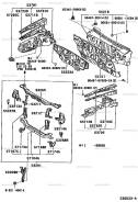 Рамка радиатора. Toyota Caldina, ST210G, CT216G, AT211G, ST215W, ST215G Двигатели: 3SGE, 3CTE, 7AFE, 3SFE, 3SGTE. Под заказ
