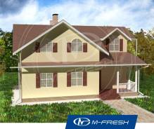 M-fresh Florida (Проект деревянного дома из бруса толщиной 150 мм! ) в Верхнебуреинском районе M-fresh Florida (Проект деревянного дома из бруса толщиной 150 мм! ). 100-200 кв. м., 2 этажа, 7 комнат, дерево