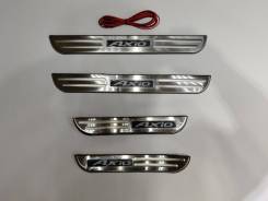 Накладка на порог. Toyota Corolla Axio, CE140, NDE140, NZE140. Под заказ