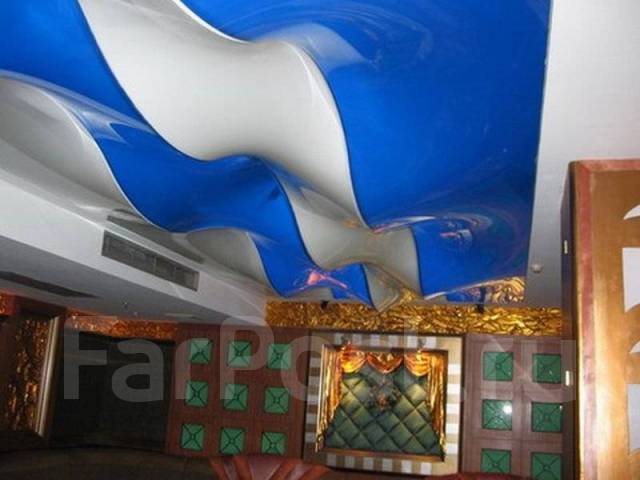 Монтаж натяжных, подвесных, армстронг и грильято потолков, слив воды в ...