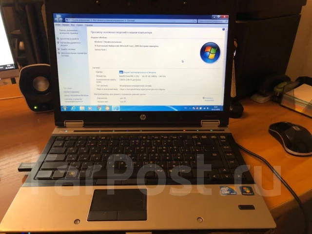 HP EliteBook 8440p. 14.1", 2,4����, ��� 2048 ��, ���� 232���, WiFi: 1, Bluetooth: 1, ����������� �� 6��. ����