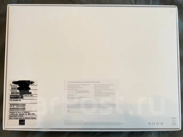 Apple MacBook Pro 13 2015 Early. 13.3", 2,7����, ��� 8 ��, ���� 128���, WiFi: 1, Bluetooth: 1, ����������� �� 10��. ����