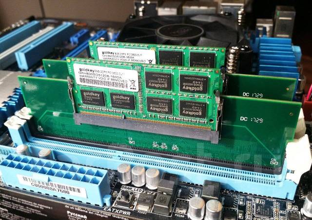 Адаптер, переходник SO-DIMM DDR4 (ноутбук) в DIMM DDR4 (обычный ПК), 8 ...
