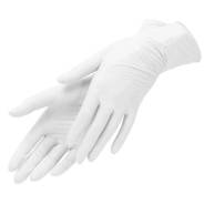 Перчатки нитрил Disposable Nitrile Gloves размер S 1/100 шт белый