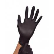 Перчатки нитрил Disposable Nitrile Gloves размер M 1/100шт черный